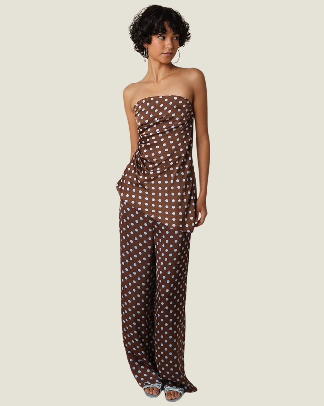 Coco Polka Dot Wide Leg Pants