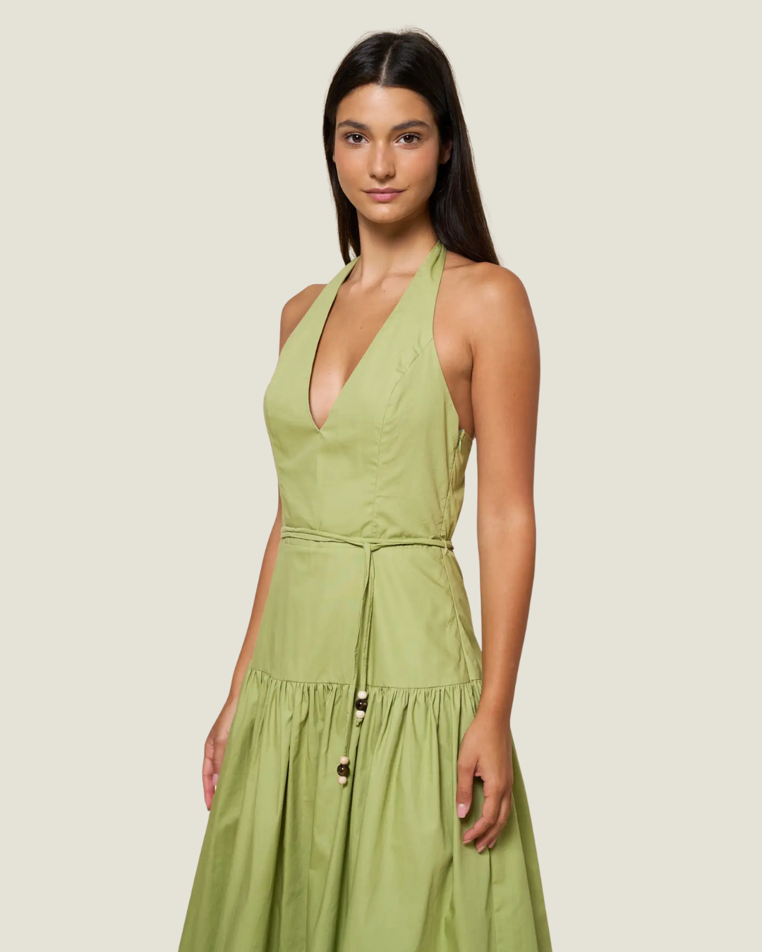 Olivia Halter Neck Maxi Dress