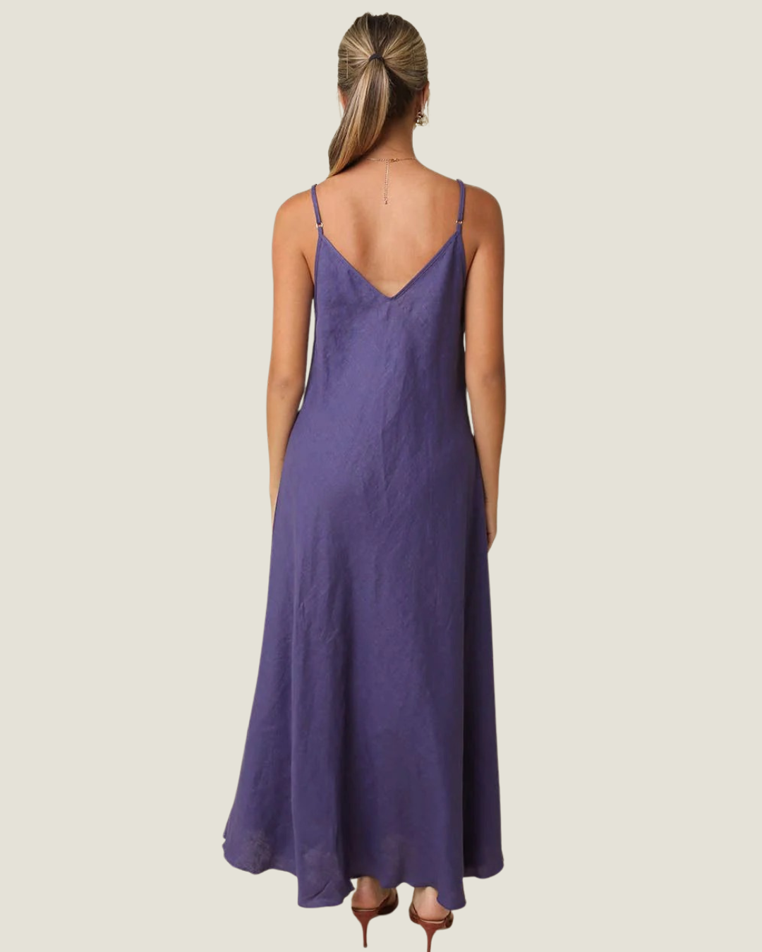 Cody Linen Slip Maxi Dress