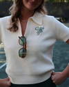 Naples Polo Club Embroidered Knit Top