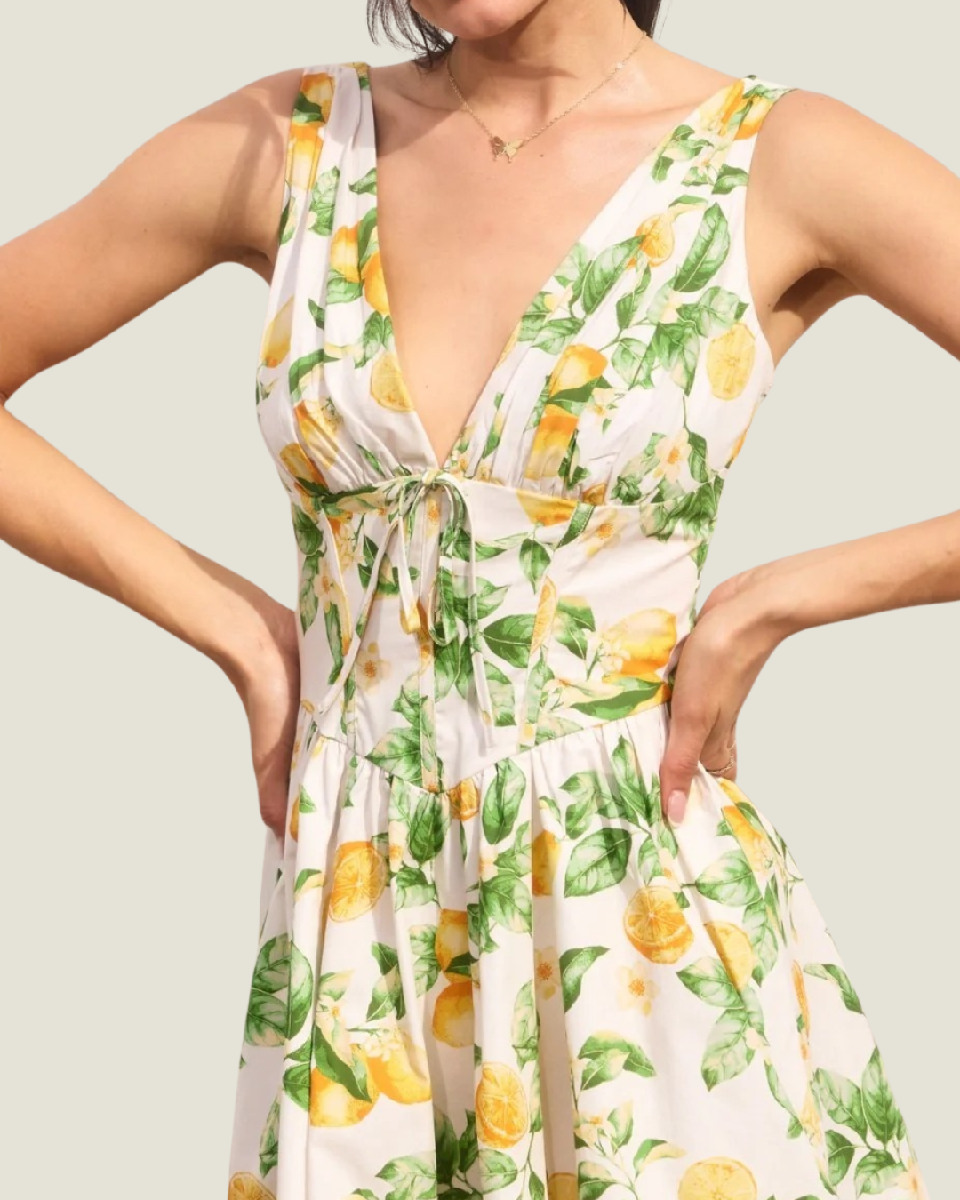 Natalia Plunging Corset Mini Dress