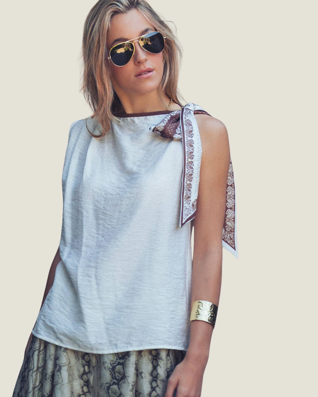 Cameron Tie Shoulder Blouse