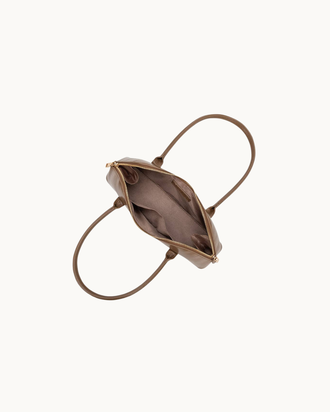 Dakota Taupe Recycled Vegan Shoulder Bag