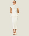 Druna Knit Peplum Top