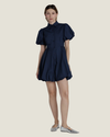 Elisa Bubble Hem Mini Dress