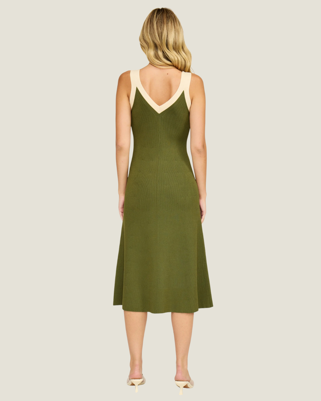 Annalise Colorblock Midi Dress