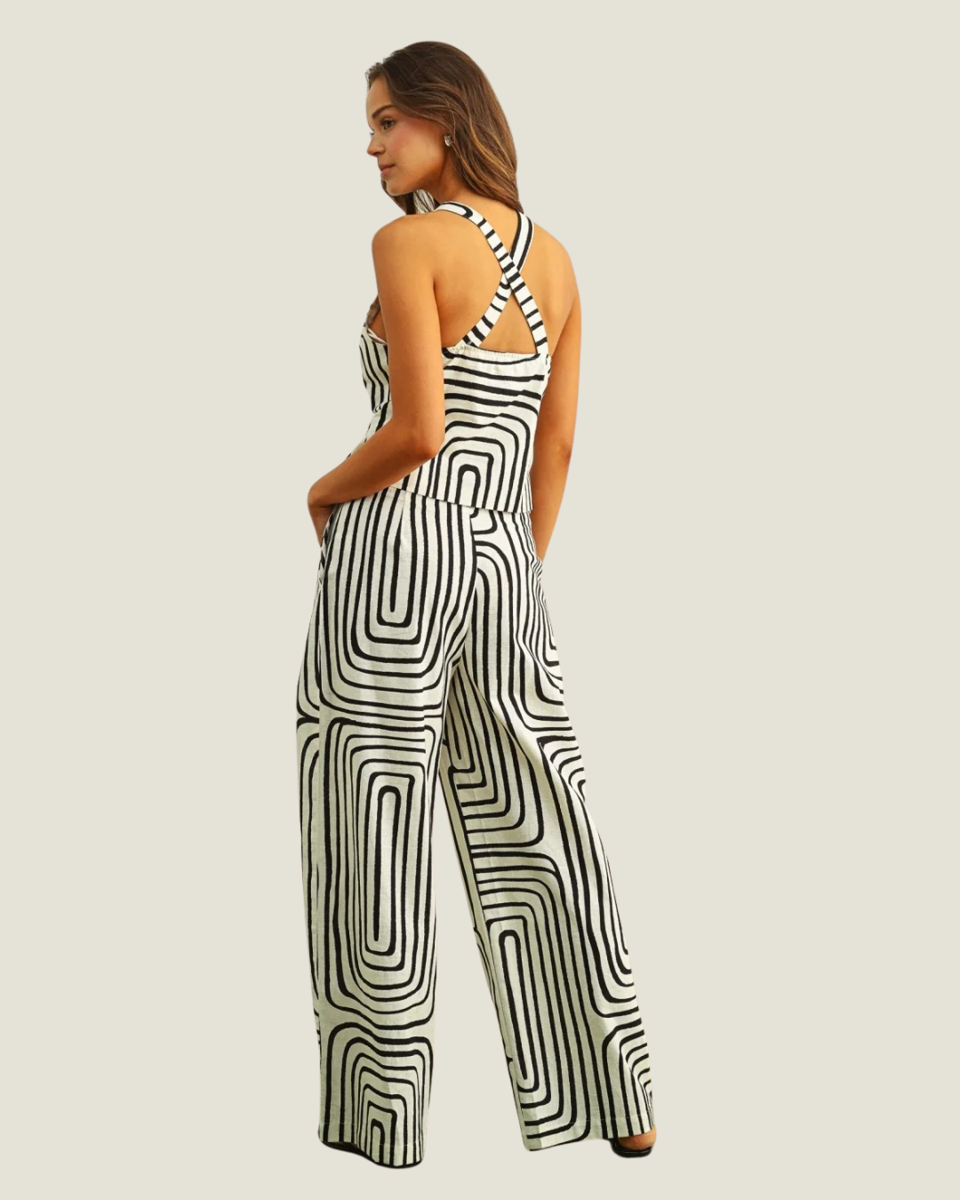 Alma Patterned Vest Top