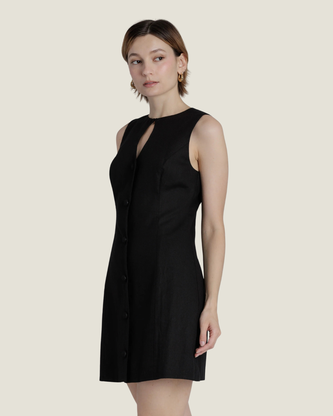 Jane Keyhole Mini Dress