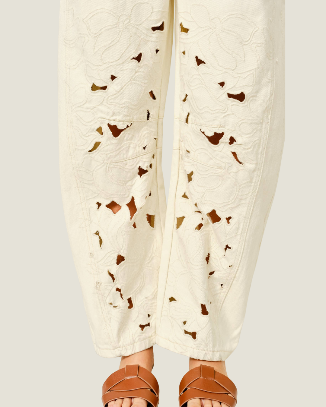 Paloma Floral Cutout Overalls