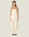 Gordon Strapless Linen Top