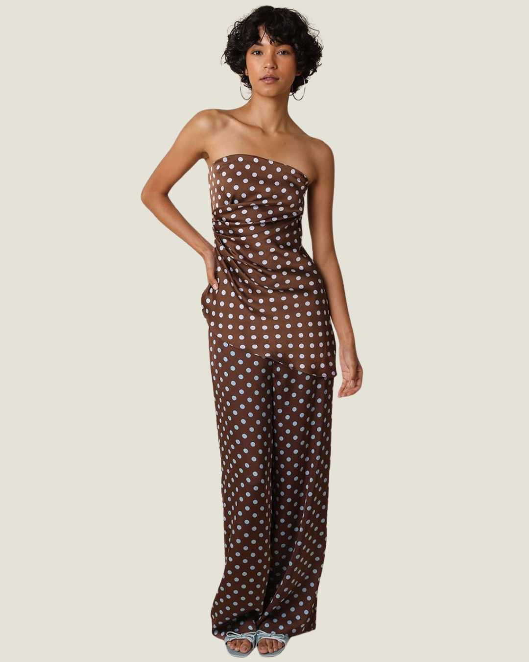 Coco Polka Dot Wide Leg Pants
