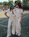 Naples Polo Club Embroidered Knit Pants