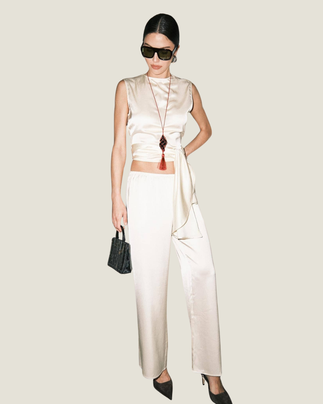 Anika Satin Trousers