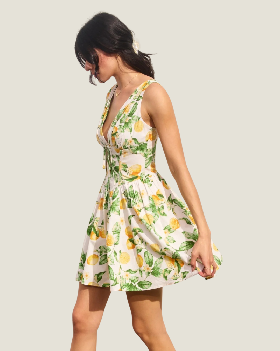 Natalia Plunging Corset Mini Dress