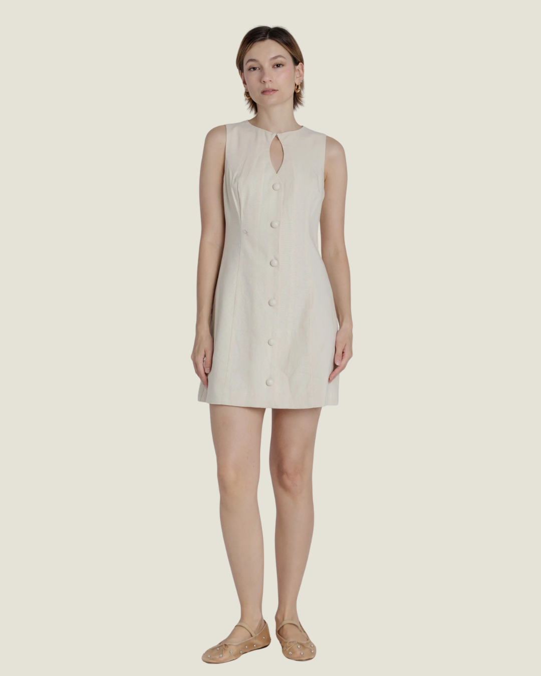 Jane Keyhole Mini Dress