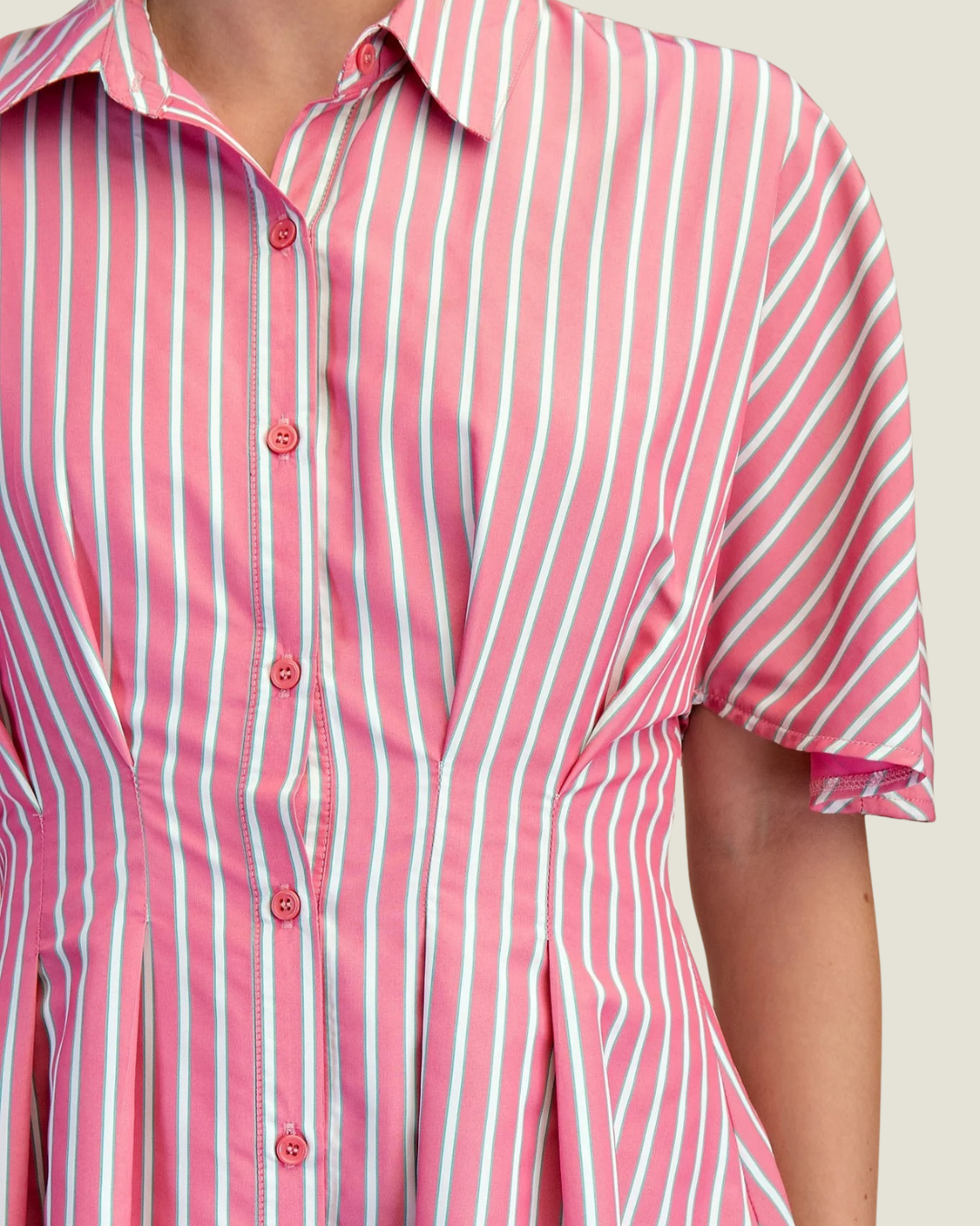 Paloma Stripe A-Line Mini Dress