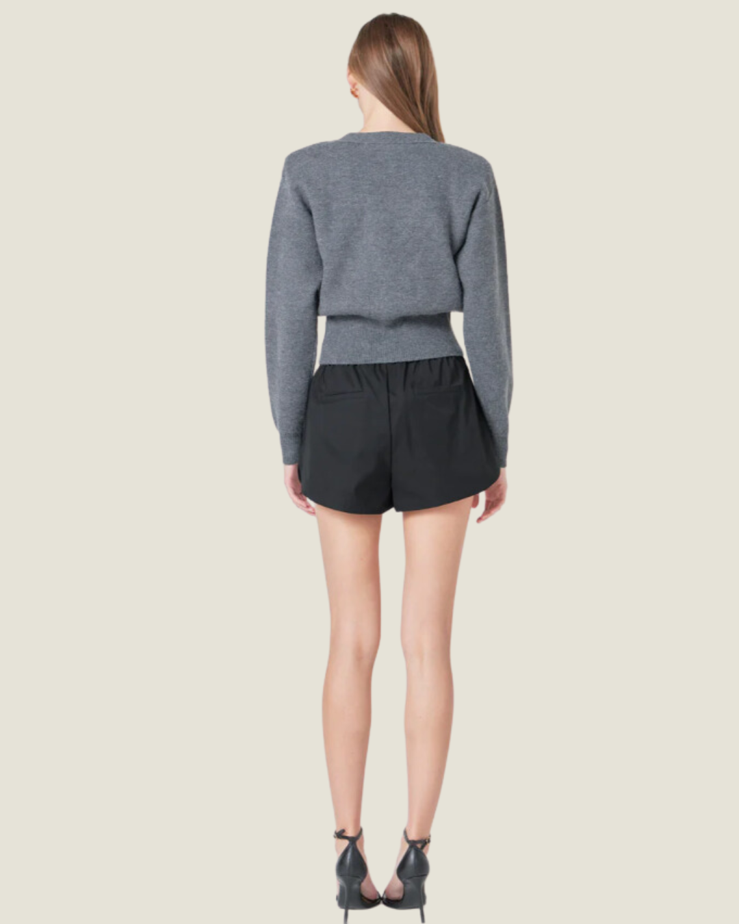 The Davis: High Waisted Nylon Shorts