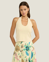 Maggie Halter Knit Top