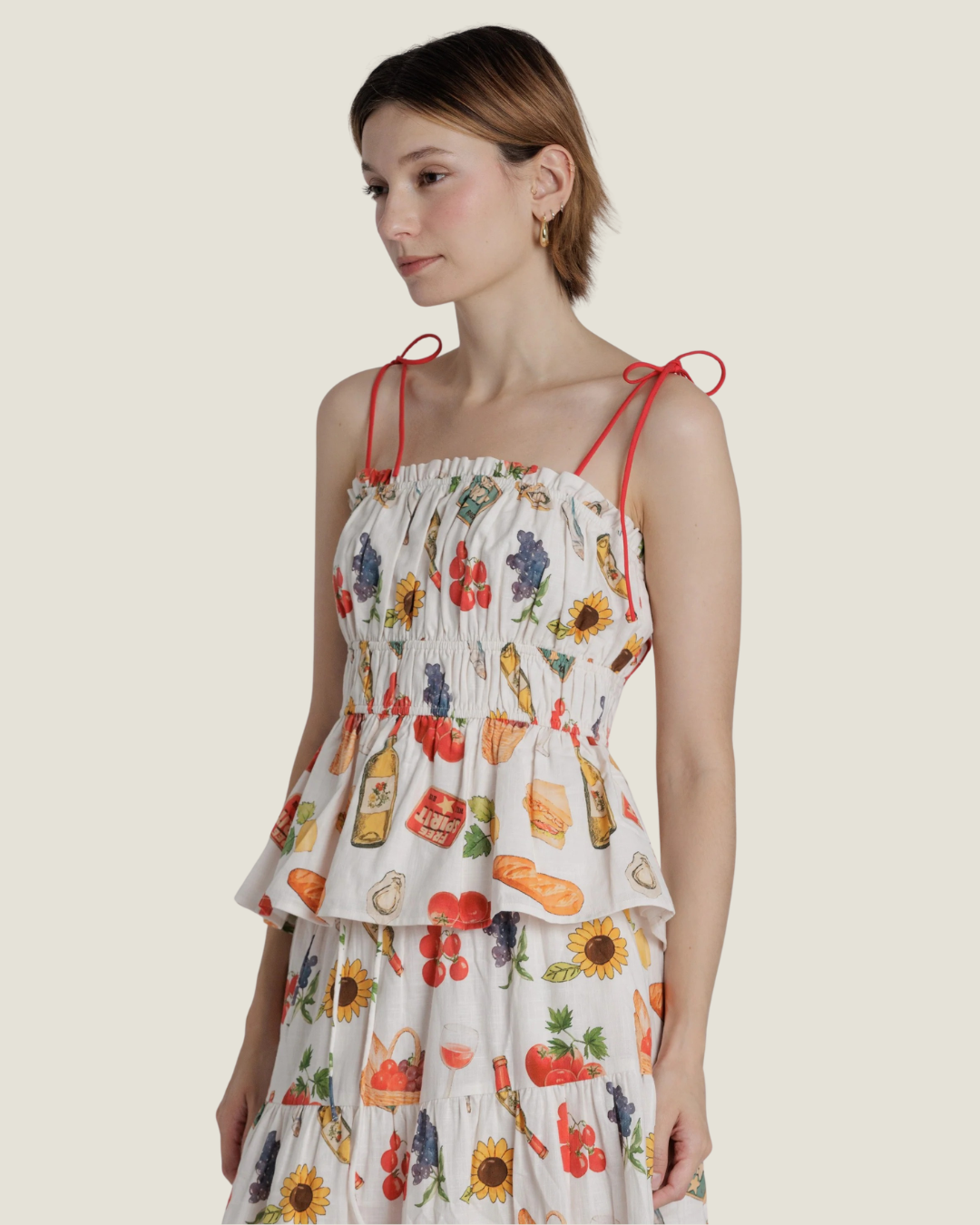Delphine Printed Tank Top