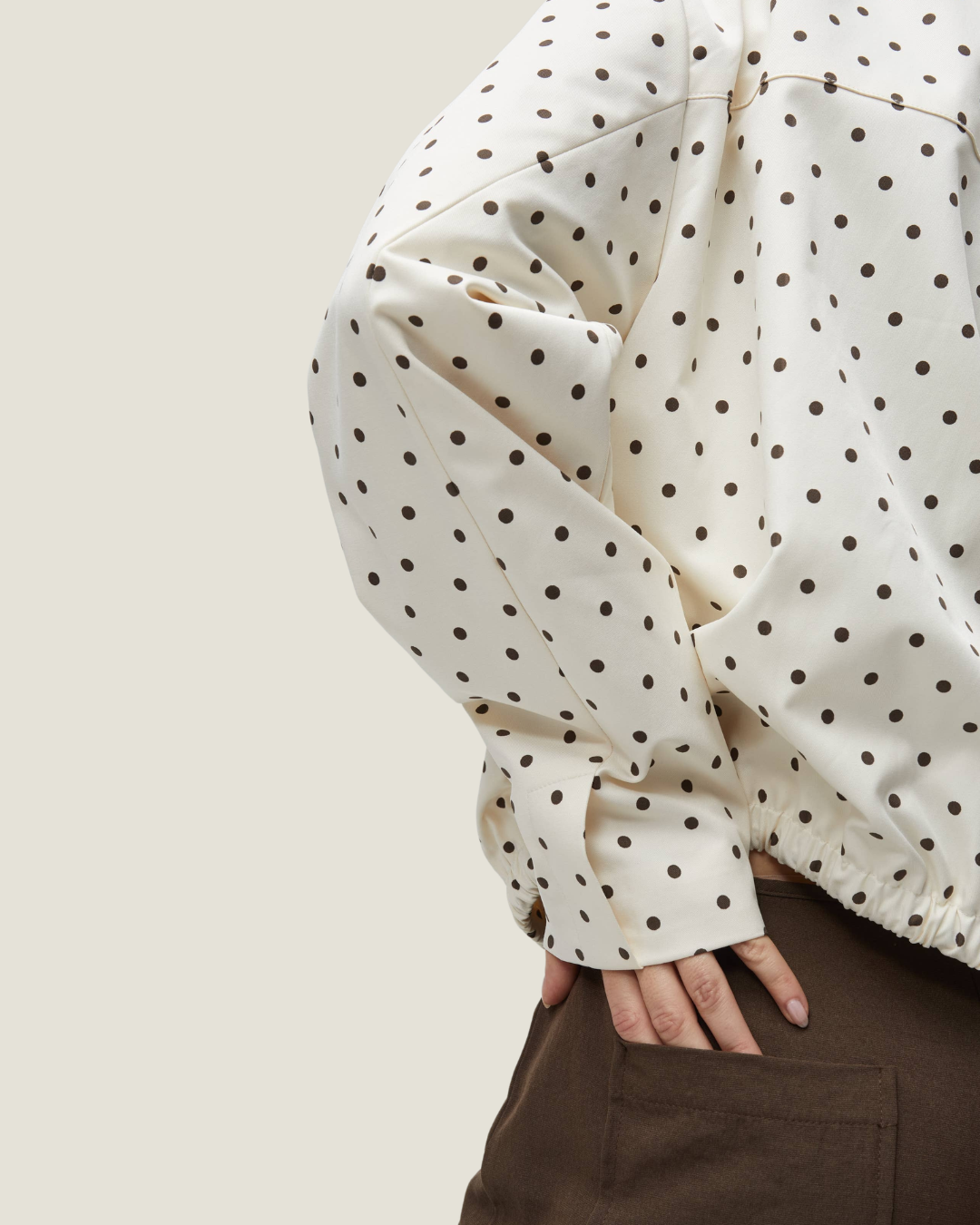 Millie Polka Dot Bomber Jacket