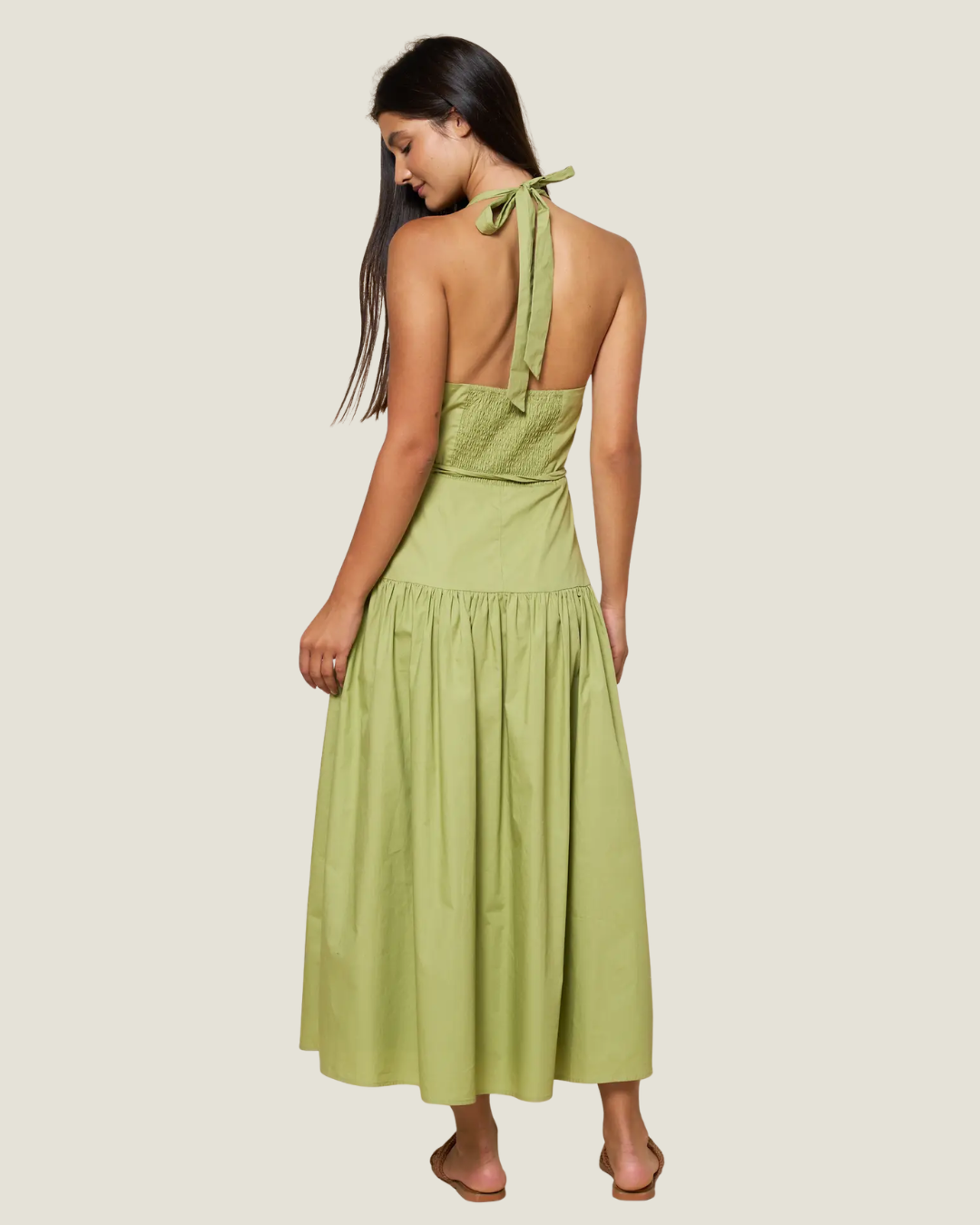 Olivia Halter Neck Maxi Dress