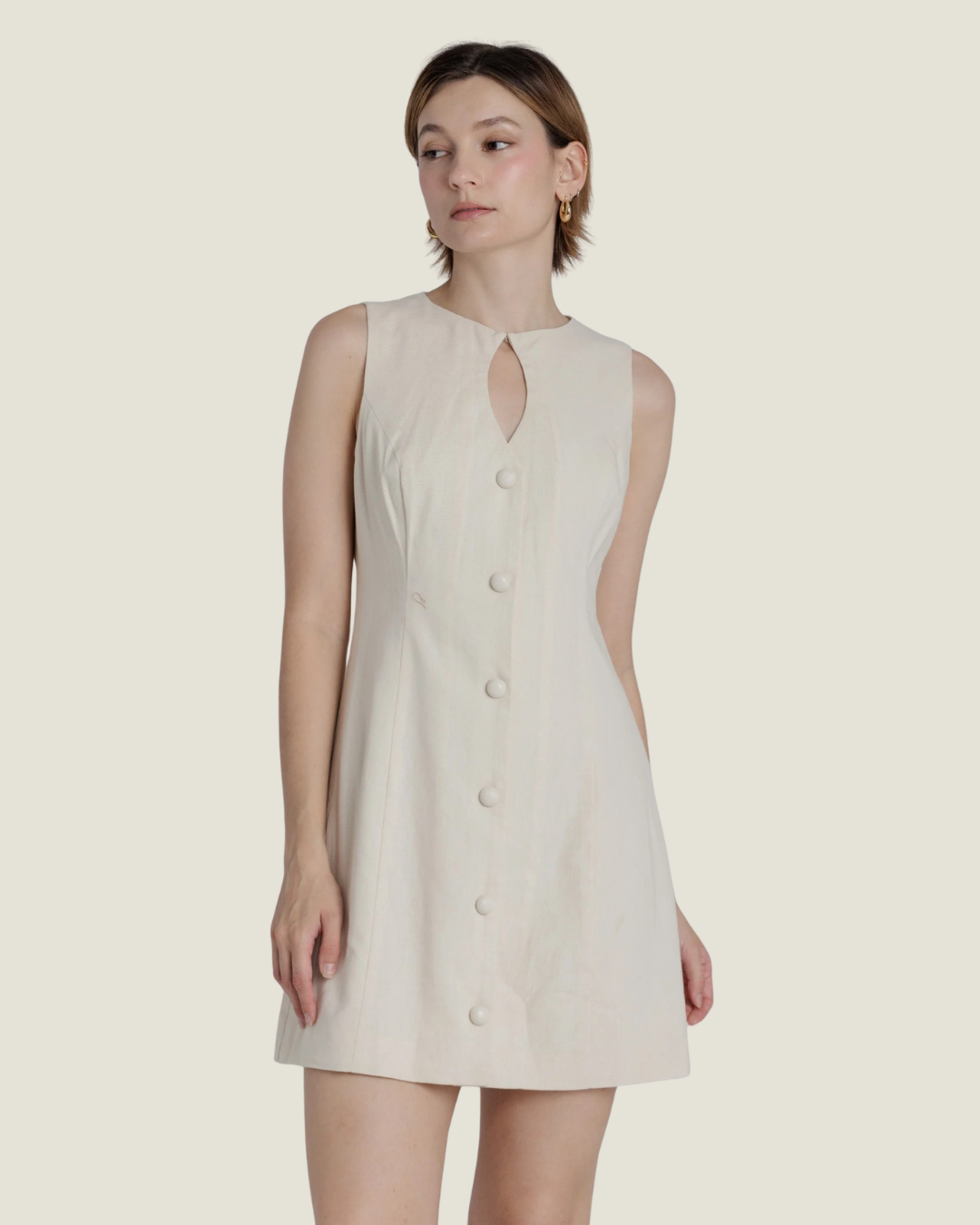 Jane Keyhole Mini Dress