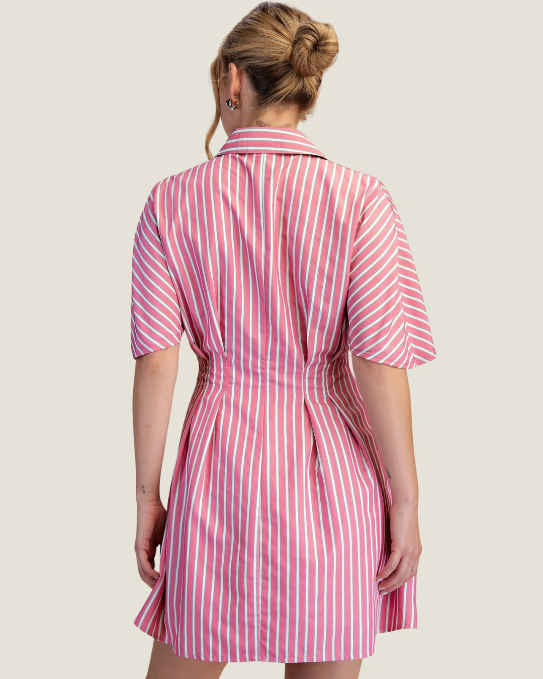 Paloma Stripe A-Line Mini Dress