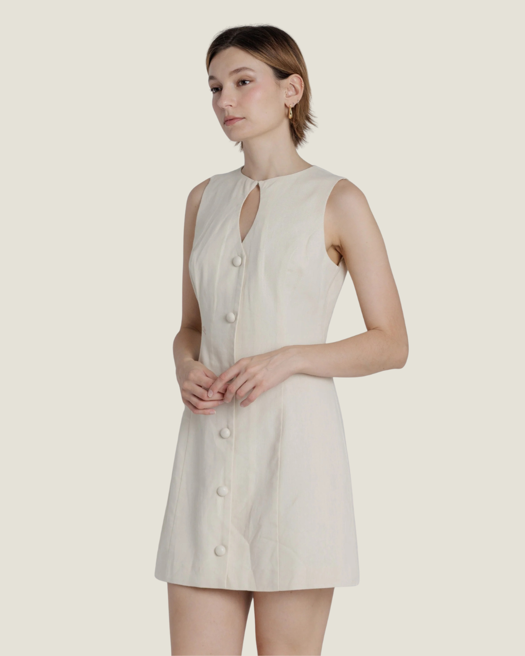 Jane Keyhole Mini Dress