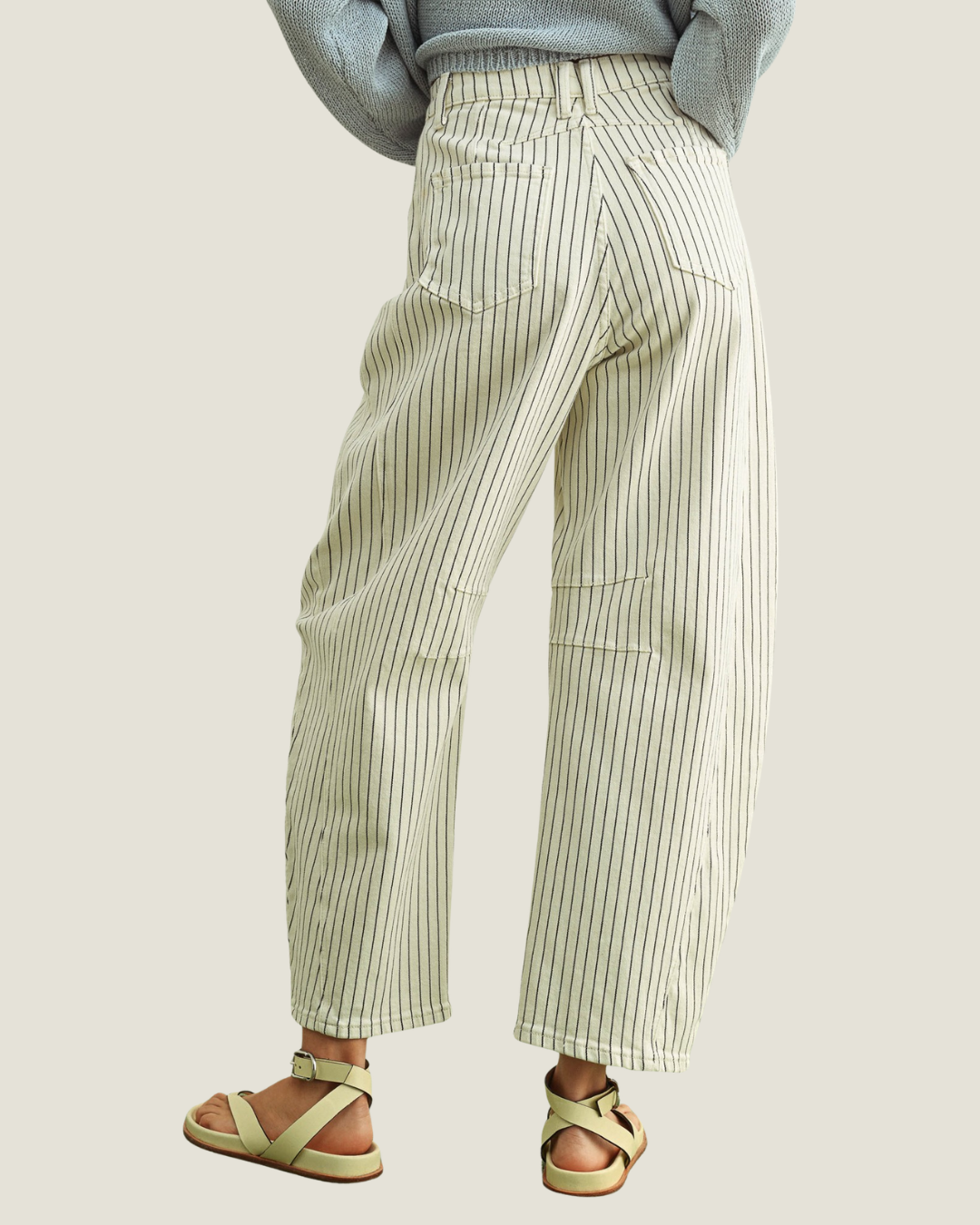 Surray Pinstriped Barrel Pants