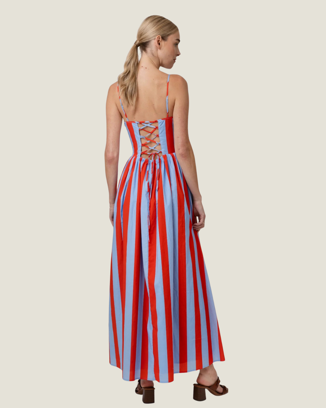 Primo Striped Maxi Dress