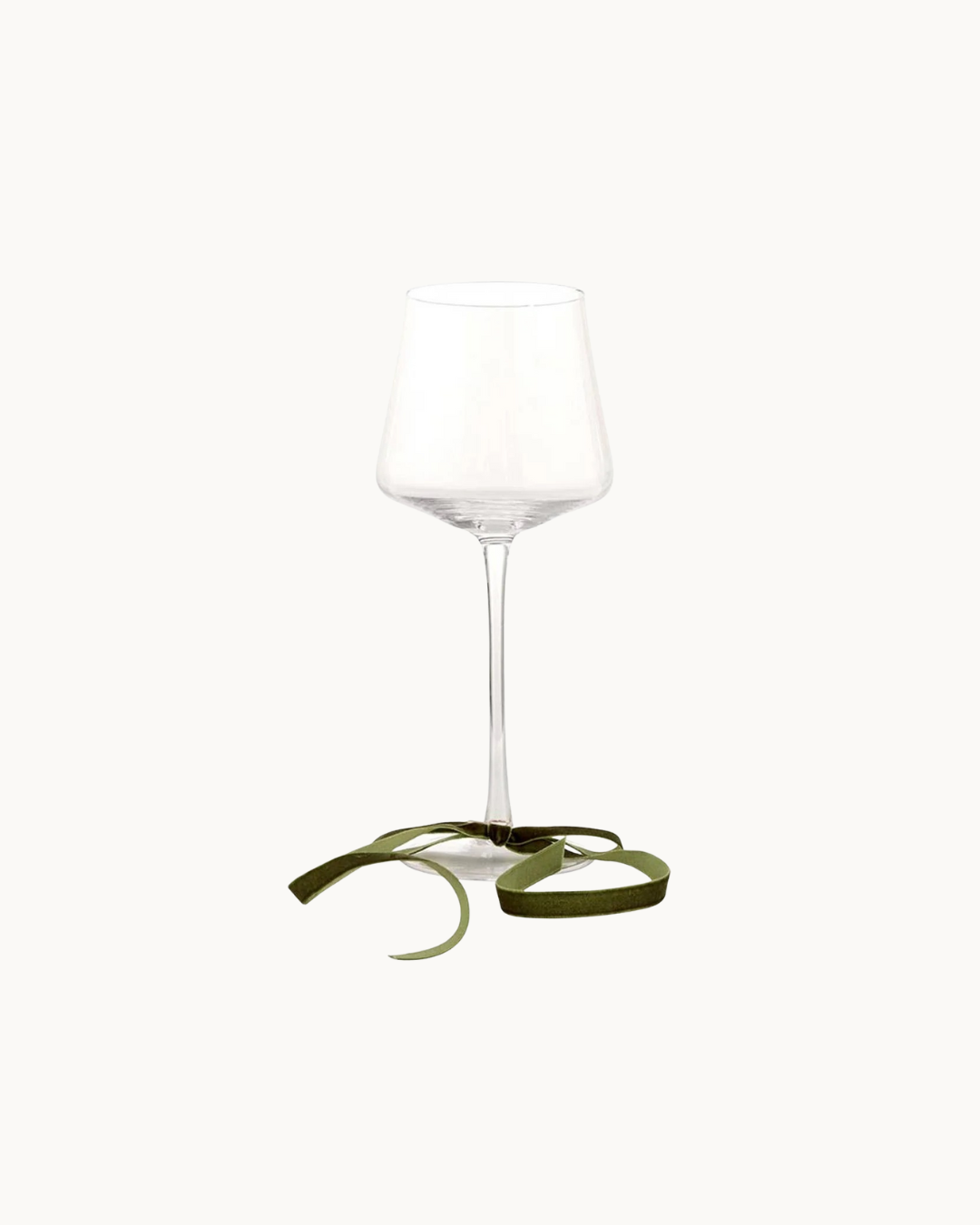 Velvet Bow Wine Charms - Green