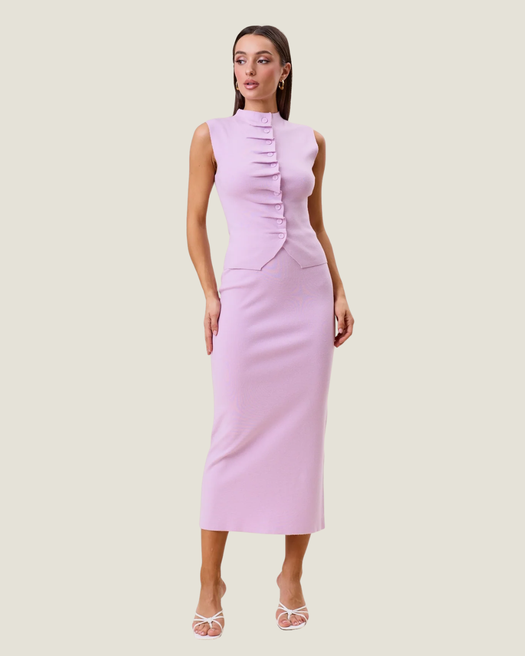 Aubrey Knit Midi Skirt