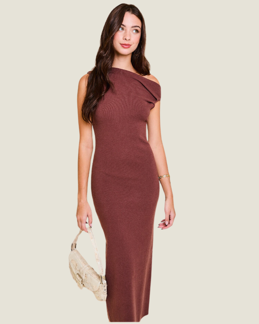 The Ilys: Asymmetrical Midi Dress