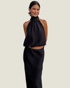 Black Billie Halter Top