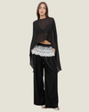 Elodie Sheer Cape Blouse
