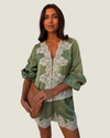 Green Lace Maeva Shorts