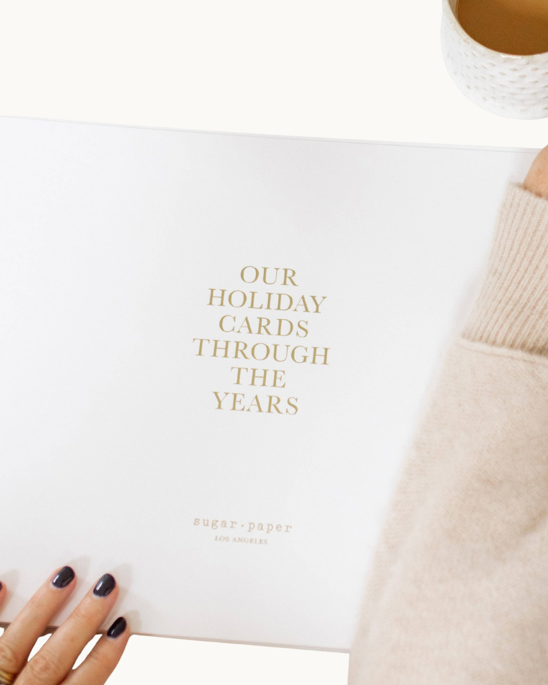 Red Holiday Card Book