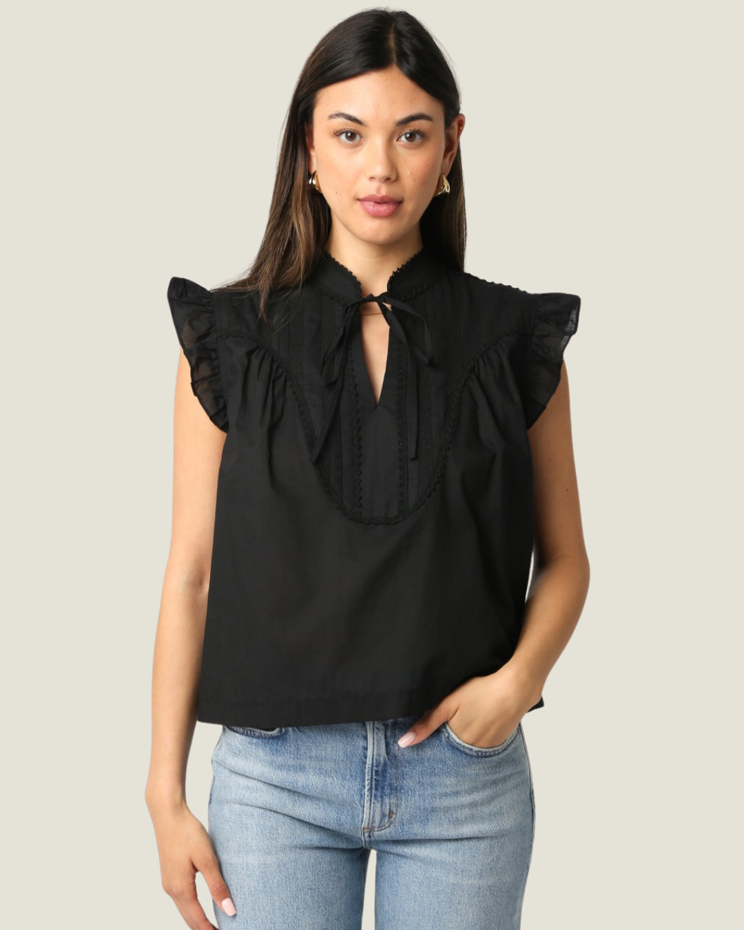 Isabel Frill Detail Blouse