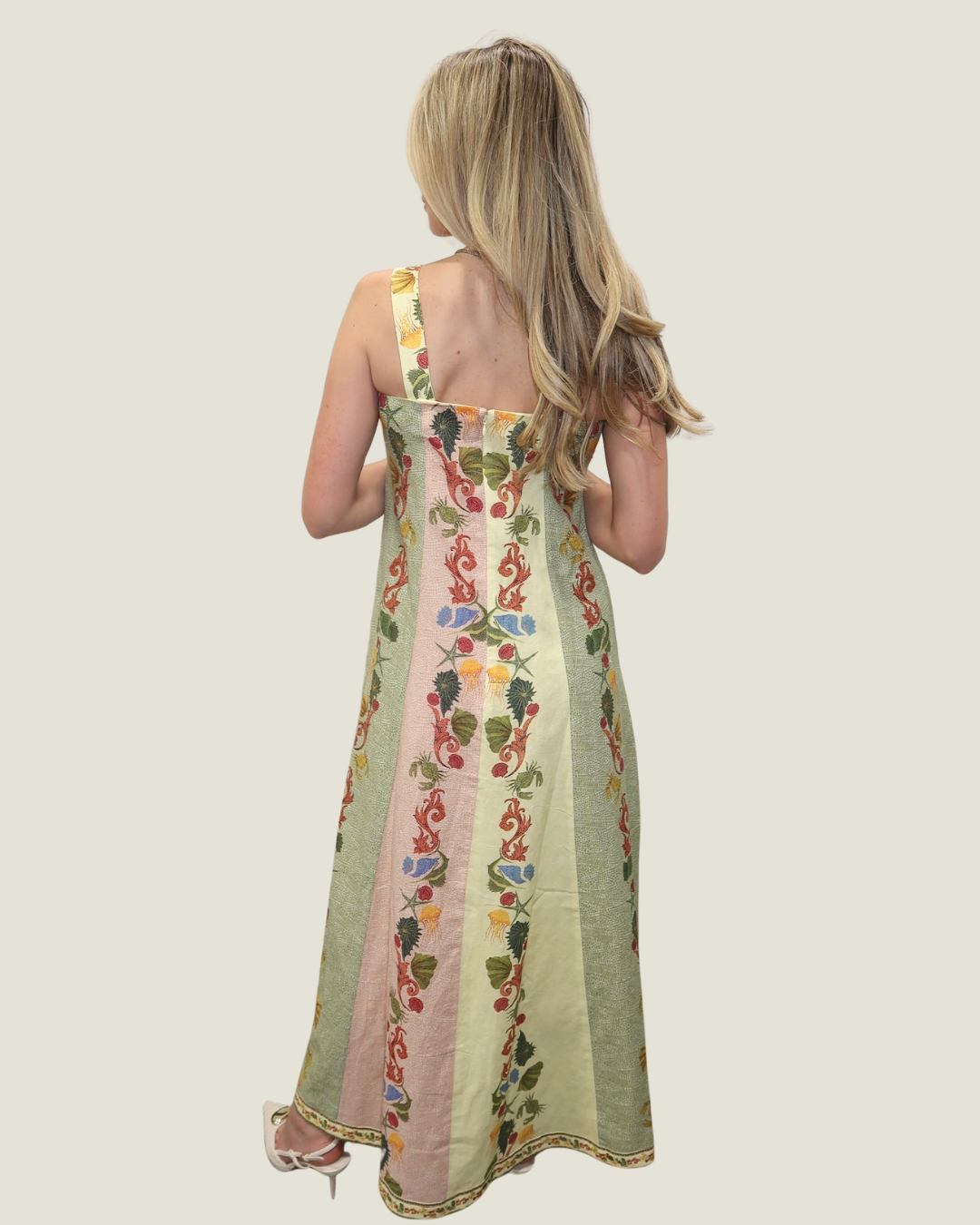 Loren Midi Dress Multi Shell