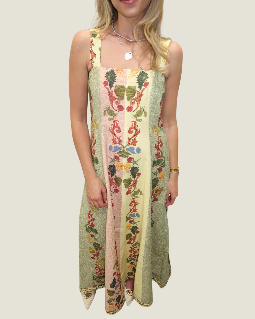Loren Midi Dress Multi Shell