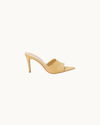 Capri Raffia Pointed-Toe Mule