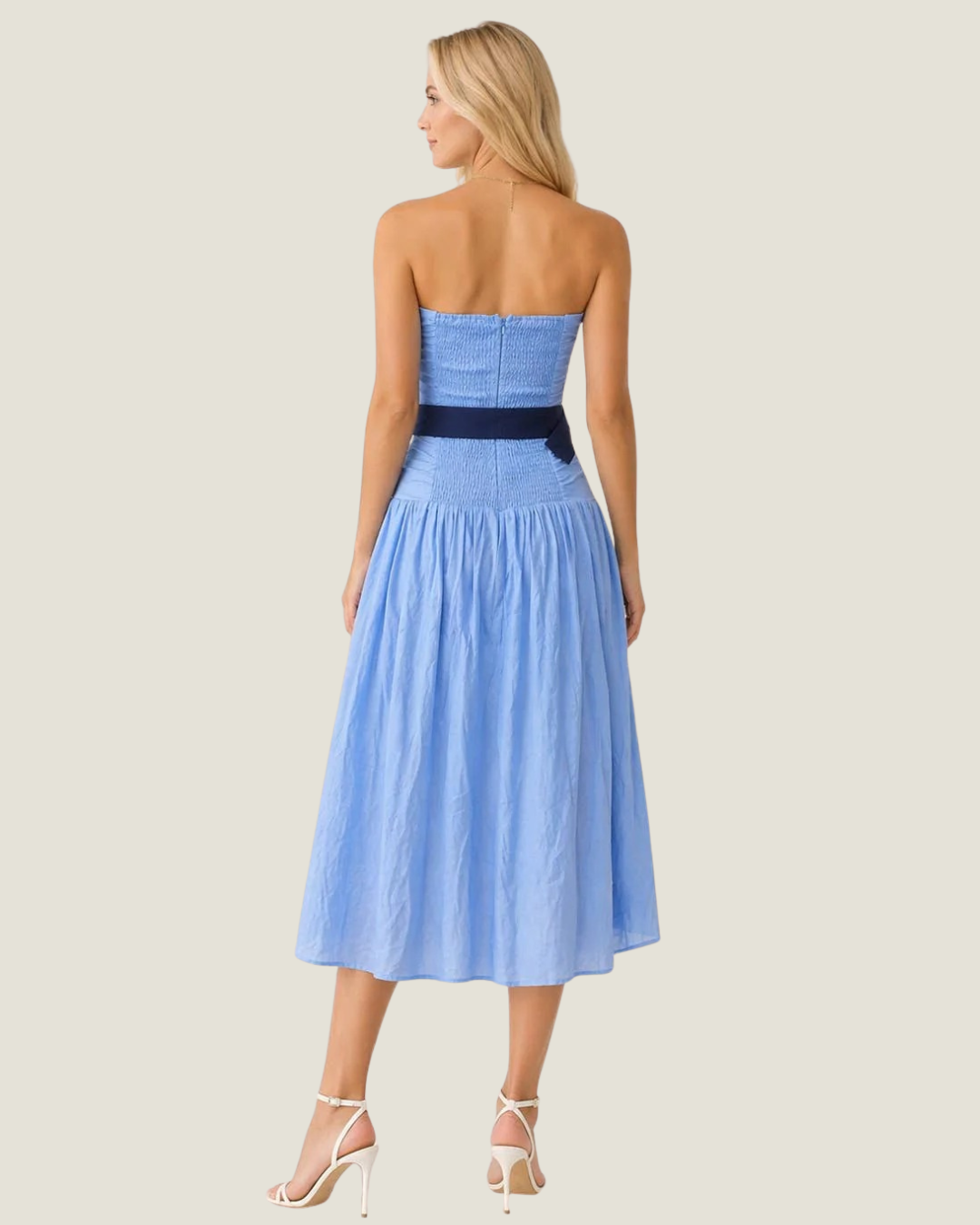 Vivienne Belted Midi Dress