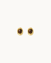 Saylor Tiger Eye Stud Earrings
