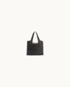 Carlota Black Straw Tote Bag
