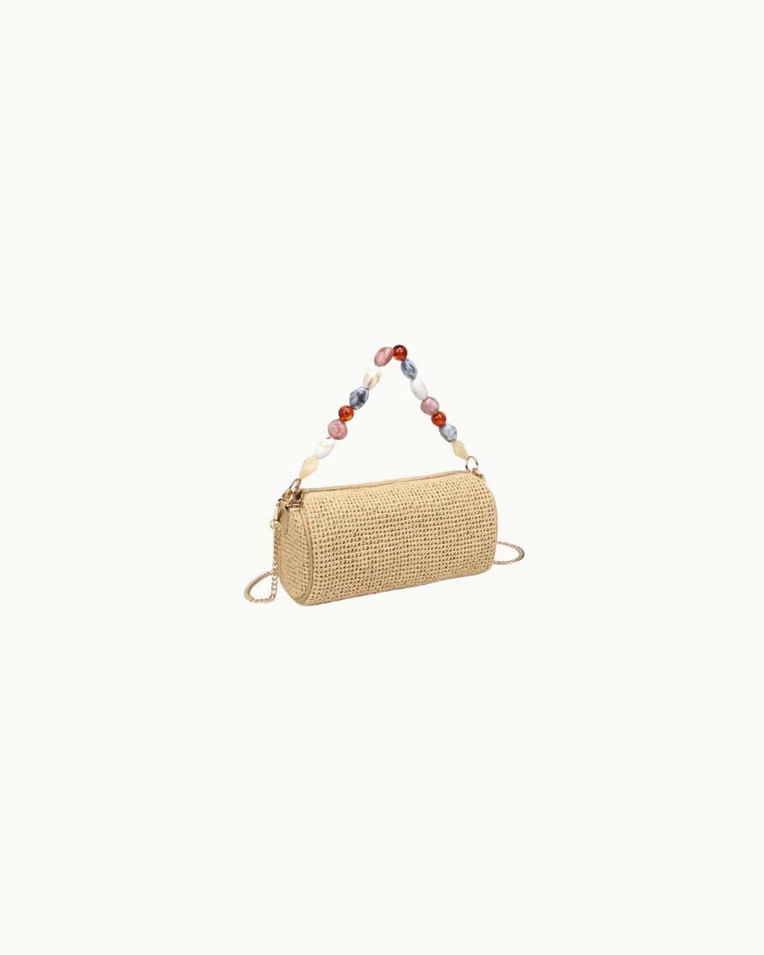 Rachel Straw Clutch Natural