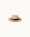 Spencer Straw Boater Hat