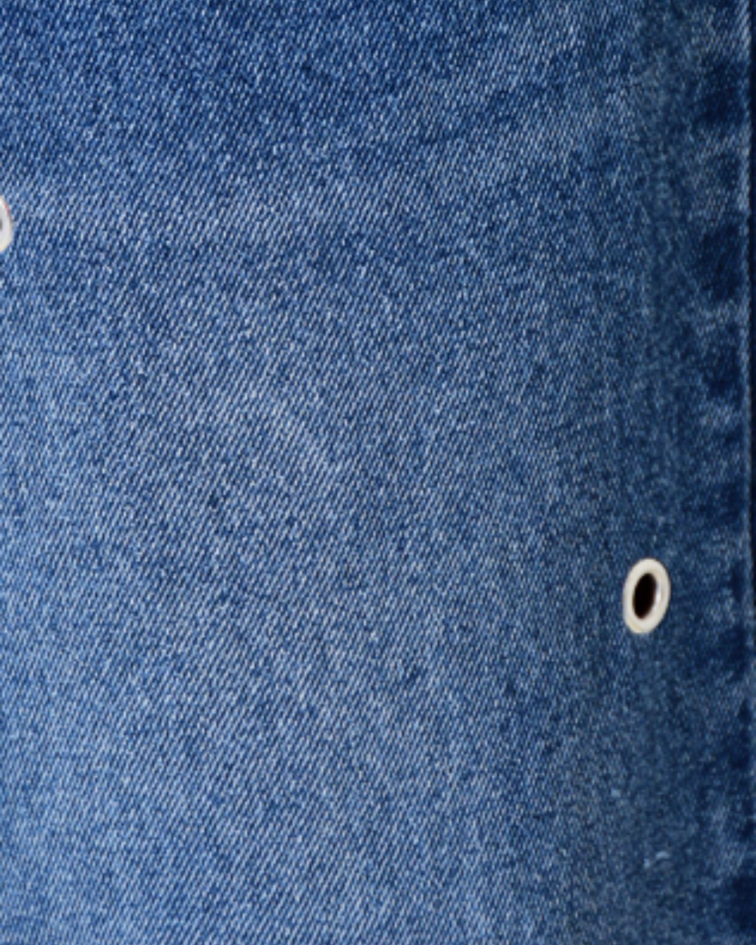 The Gaia: Grommet Detail Denim Jeans