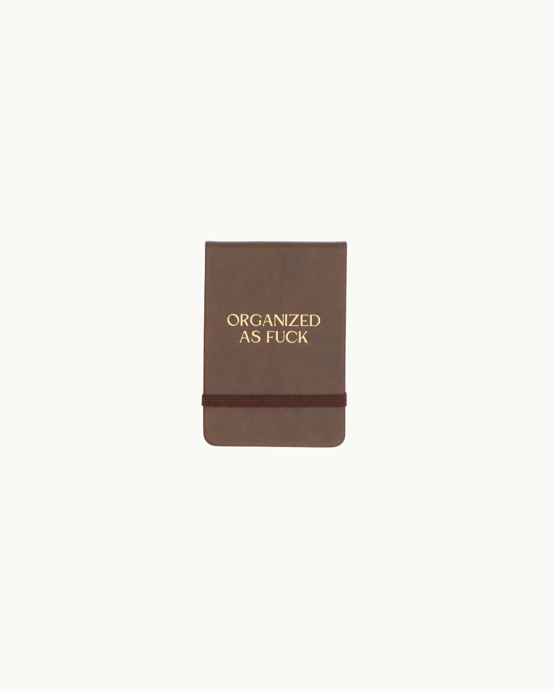 Leatherette Pocket Journal Organized As Fuck