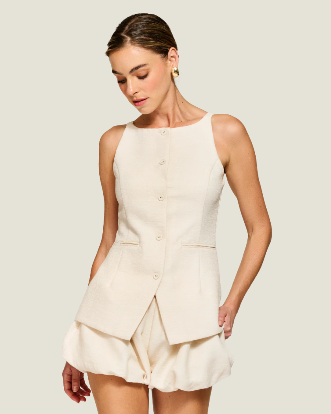 The Adella: Line & Dot Top