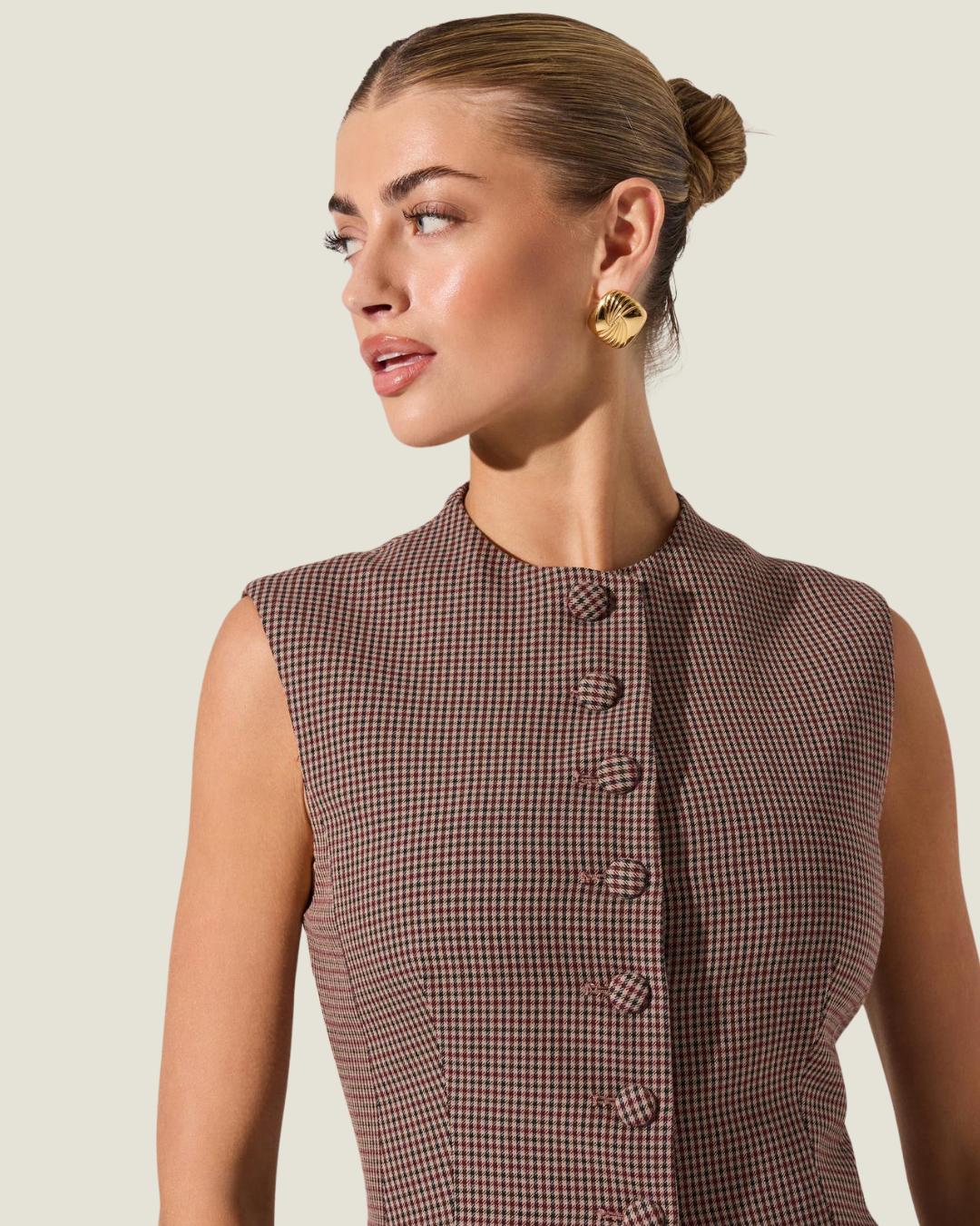 Gisselle Plaid Vest